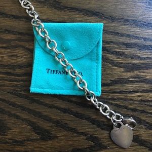 Authentic Tiffany & Co. heart bracelet